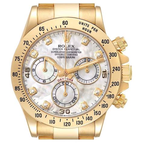 rolex daytona perlmutt diamant